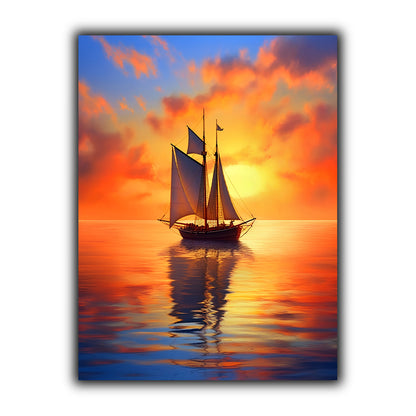 טבע | יצירות אמנות של Segelschiff מאת @leinwandbild24