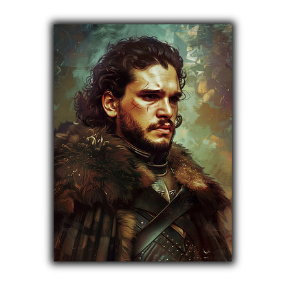 משחקי הכס | יצירות אמנות של Jon Snow מאת @sublixe