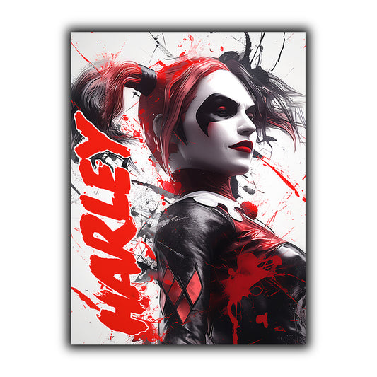 DC-Comics | יצירת אמנות של Harely Quinn מאת @zegidesignai