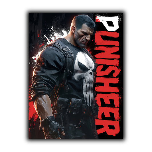 המעניש | יצירת אמנות של Frank Castle מאת @zegidesignai