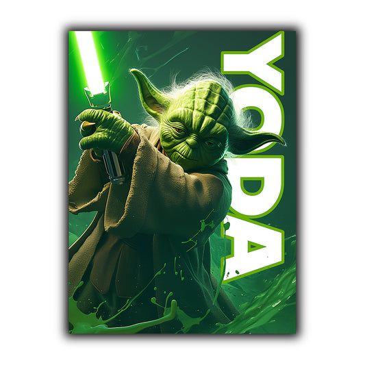 מלחמת הכוכבים | יצירות אמנות של יודה מאת @zegidesignai