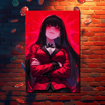 Kakegurui | יצירות אמנות של Yumeko Jabami מאת @goated.aiart