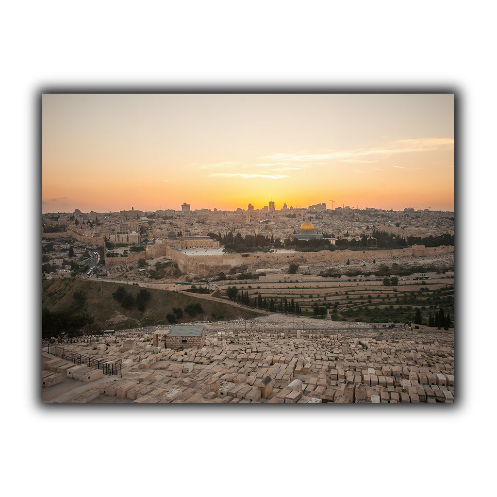 ערים | יצירות אמנות של העיר ירושלים העתיקה ישראל מאת @leinwandbild24