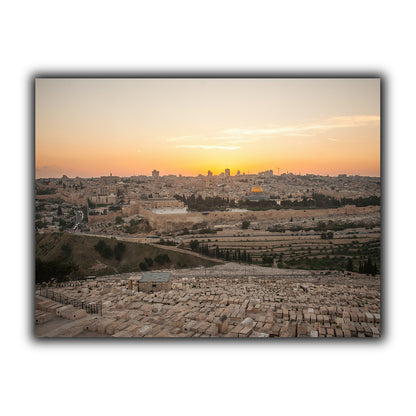 ערים | יצירות אמנות של העיר ירושלים העתיקה ישראל מאת @leinwandbild24