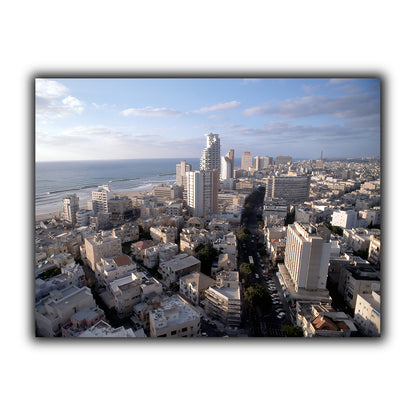 ערים | יצירות אמנות של סצנות עירוניות בתל אביב מאת @leinwandbild24