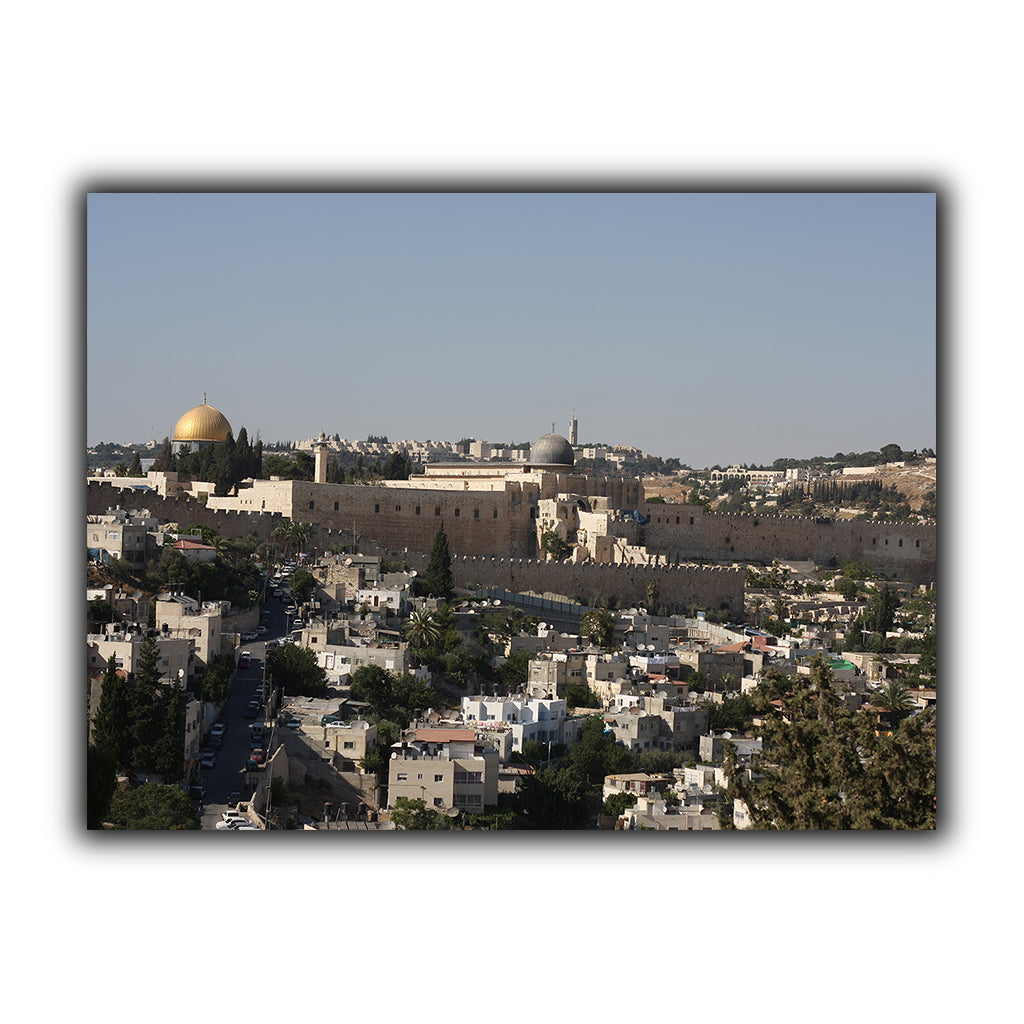 ערים | יצירות אמנות של העיר ירושלים העתיקה ישראל מאת @leinwandbild24