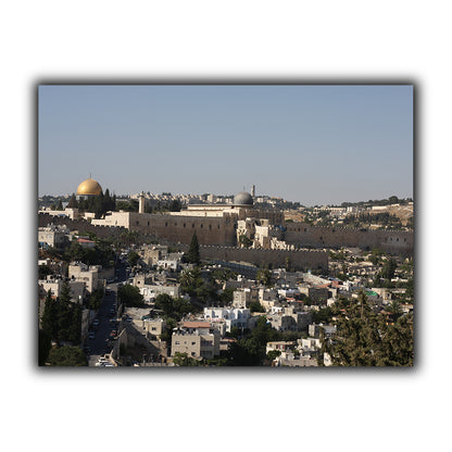 ערים | יצירות אמנות של העיר ירושלים העתיקה ישראל מאת @leinwandbild24