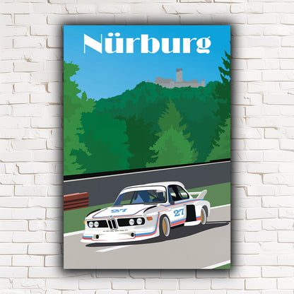 ב.מ.וו | יצירות אמנות של BMW CSL 27 מאת @Bigrawstudios