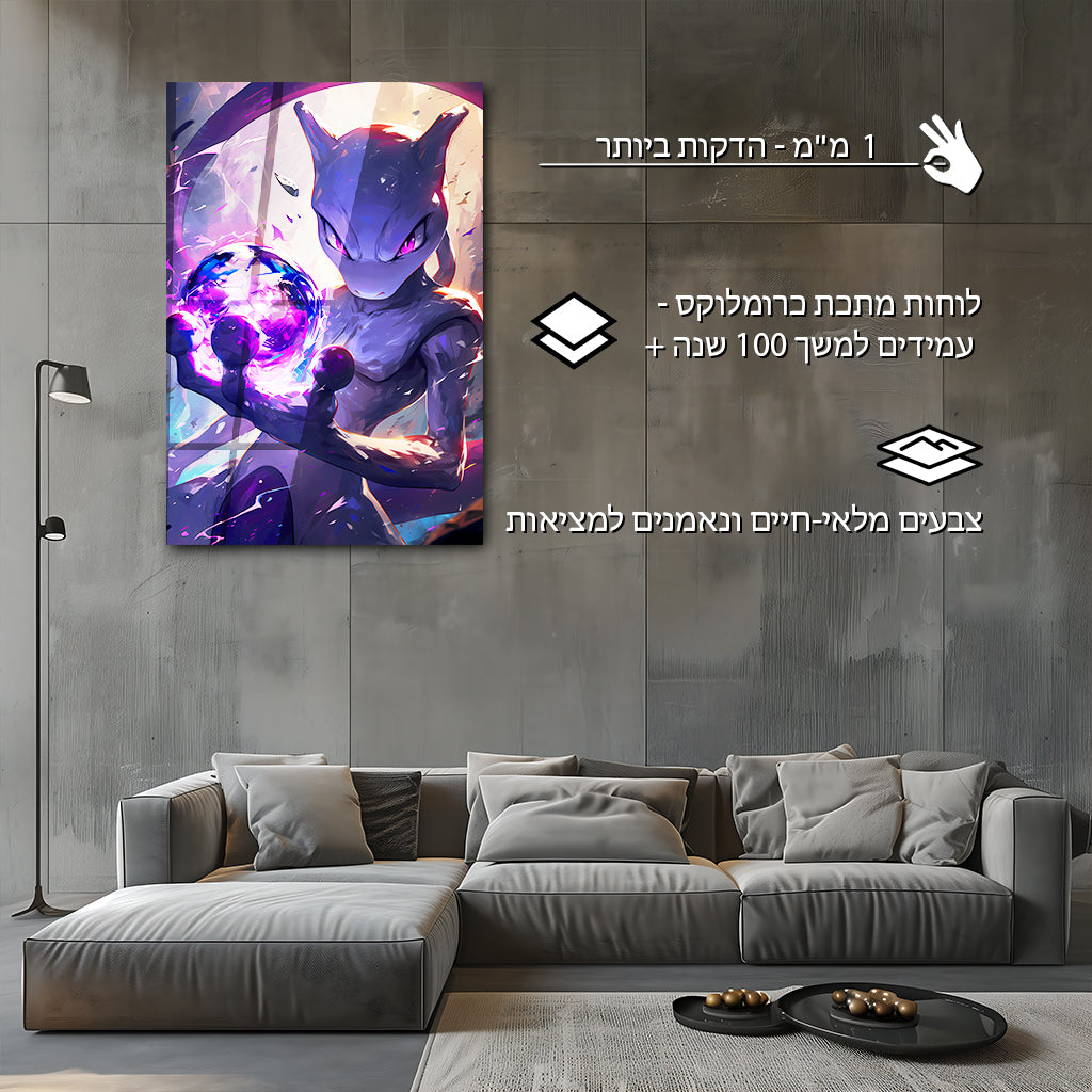 פוקימון | יצירות אמנות של Mewtwo מאת @goated.aiart