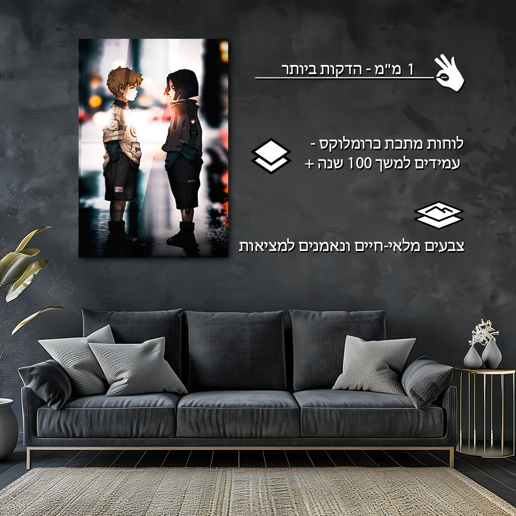 נארוטו | יצירת אמנות נארוטו נגד סאסקה מאת @lilo_gfx