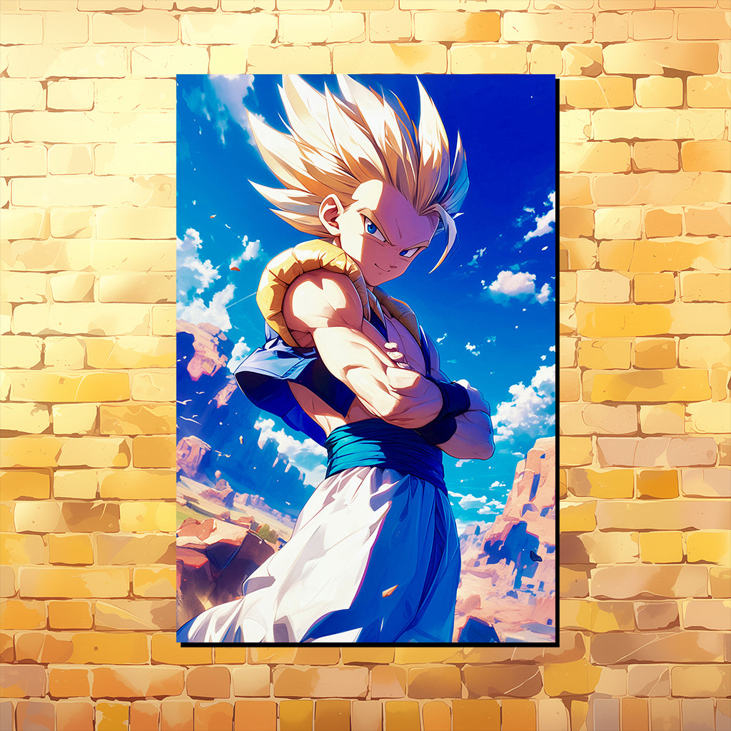 דרגון בול ז | יצירות אמנות של Gotenks מאת @Artfinity007