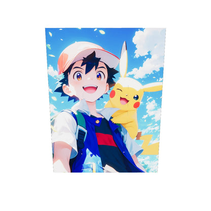 פוקימון | יצירות אמנות של Ash &amp; Pikachu מאת @Artfinity007
