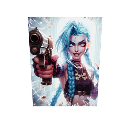 League of Legends | יצירות אמנות של Jinx מאת @dreameaterart460