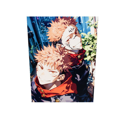 Jujutsu Kaisen | יצירות אמנות של Itadori &amp; Sukuna מאת @Artfinity007