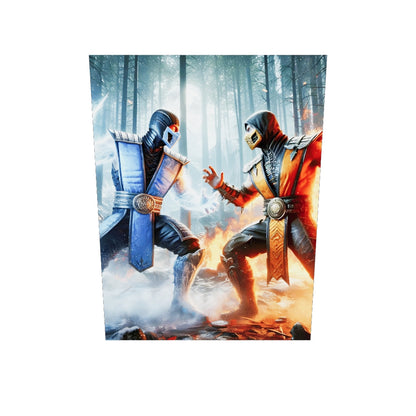 מורטל קומבט | יצירת אמנות Zero vs Scorpion מאת @ak_aigaming