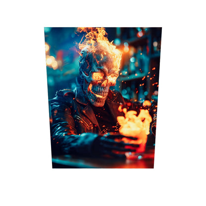 Ghost Rider | יצירות אמנות של Johnny Blaze מאת @zegidesignai