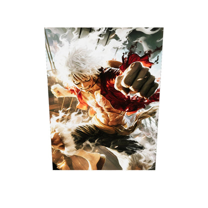 וואן פיס | יצירות אמנות של Gear-5 Luffy מאת @faissal_thomas