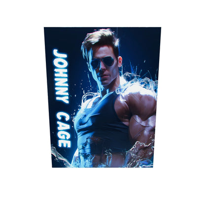 מורטל קומבט | יצירות אמנות של Johnny Cage מאת @zegidesignai