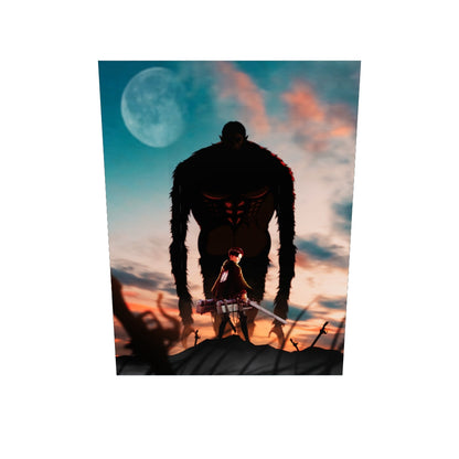 התקפה על טיטאן | יצירת אמנות ענקית מאת @saufahaqqi