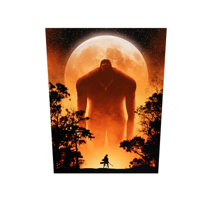 התקפה על טיטאן | יצירת אמנות ענקית מאת @saufahaqqi