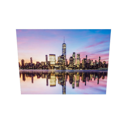 ערים | NewYork City Sunset יצירות אמנות מאת @leinwandbild24