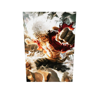 וואן פיס | יצירות אמנות של Gear-5 Luffy מאת @faissal_thomas